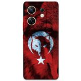 Gramaphone İnfinix Zero 30 4G ile Uyumlu Türk Bayrağı Desenli Telefon Kılıfı - 5856