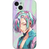 Gramaphone İphone 15 Plus Uyumlu Anime Desenli Telefon Kılıfı + Ekran Koruyucu - 5743