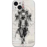 Gramaphone İphone 15 Plus Uyumlu Anime Desenli Telefon Kılıfı + Ekran Koruyucu - 5875