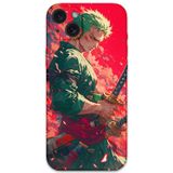 Gramaphone İphone 15 Plus Uyumlu Anime Desenli Telefon Kılıfı + Ekran Koruyucu - 5894