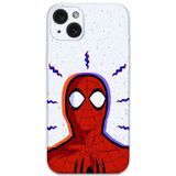 Gramaphone İphone 15 Plus Uyumlu Spiderman Desenli Telefon Kılıfı + Ekran Koruyucu - 5830