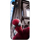 Gramaphone İphone 15 Plus Uyumlu Spiderman Desenli Telefon Kılıfı + Ekran Koruyucu - 5936
