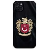 Gramaphone İphone 15 Plus Uyumlu Türk Desenli Telefon Kılıfı + Ekran Koruyucu - 5855