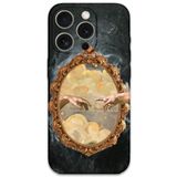 Gramaphone iPhone 15 Pro Max ile Uyumlu Retro Desenli Telefon Kılıfı + Ekran Koruyucu - 5836