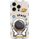 Gramaphone İphone 15 Pro Max Uyumlu Astronot Desenli Telefon Kılıfı + Ekran Koruyucu - 5865