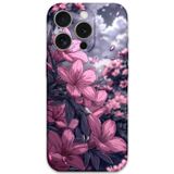Gramaphone İphone 15 Pro Max Uyumlu Çiçek Desenli Telefon Kılıfı + Ekran Koruyucu - 5796