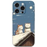 Gramaphone İphone 15 Pro Max Uyumlu Kedi Desenli Telefon Kılıfı + Ekran Koruyucu - 5780