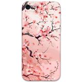 Gramaphone iPhone SE 2020 ile Uyumlu Çiçek Desenli Telefon Kılıfı + Ekran Koruyucu - 5805