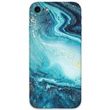Gramaphone iPhone SE 2020 ile Uyumlu Mermer Desenli Telefon Kılıfı + Ekran Koruyucu - 5818
