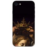 Gramaphone iPhone SE 2020 ile Uyumlu Retro Desenli Telefon Kılıfı + Ekran Koruyucu - 5833