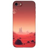 Gramaphone iPhone SE 2020 ile Uyumlu Uzay Desenli Telefon Kılıfı + Ekran Koruyucu - 5859