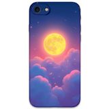 Gramaphone iPhone SE 2020 ile Uyumlu Uzay Desenli Telefon Kılıfı + Ekran Koruyucu - 5869