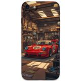 Gramaphone İphone Se 2020 Uyumlu Araba Desenli Telefon Kılıfı + Ekran Koruyucu - 5759