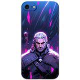 Gramaphone İphone Se 2020 Uyumlu Geralt Desenli Telefon Kılıfı + Ekran Koruyucu - 5826