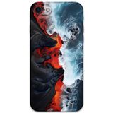 Gramaphone İphone Se 2020 Uyumlu Mermer Desenli Telefon Kılıfı + Ekran Koruyucu - 5811