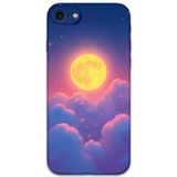 Gramaphone İphone Se 2020 Uyumlu Uzay Desenli Telefon Kılıfı + Ekran Koruyucu - 5869