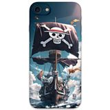 Gramaphone iPhone SE 2022 ile Uyumlu Anime Desenli Telefon Kılıfı + Ekran Koruyucu - 5752