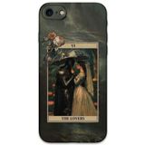 Gramaphone iPhone SE 2022 ile Uyumlu Retro Desenli Telefon Kılıfı + Ekran Koruyucu - 5846