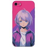Gramaphone İphone Se 2022 Uyumlu Anime Desenli Telefon Kılıfı + Ekran Koruyucu - 5742