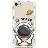 Gramaphone İphone Se 2022 Uyumlu Astronot Desenli Telefon Kılıfı + Ekran Koruyucu - 5865