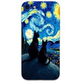 Gramaphone İphone Se 2022 Uyumlu Kedi Desenli Telefon Kılıfı + Ekran Koruyucu - 5782