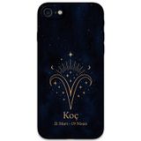 Gramaphone İphone Se 2022 Uyumlu Koç Burcu Desenli Telefon Kılıfı + Ekran Koruyucu - 5768