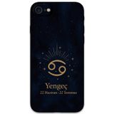 Gramaphone İphone Se 2022 Uyumlu Yengeç Burcu Desenli Telefon Kılıfı + Ekran Koruyucu - 5771