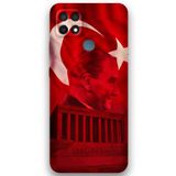 Gramaphone Oppo A15 ile Uyumlu Atatürk Desenli Telefon Kılıfı + Ekran Koruyucu - 5848
