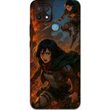 Gramaphone Oppo A15 Uyumlu Anime Desenli Telefon Kılıfı + Ekran Koruyucu - 5744