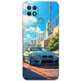 Gramaphone Oppo A15 Uyumlu Araba Desenli Telefon Kılıfı + Ekran Koruyucu - 5760