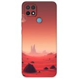 Gramaphone Oppo A15 Uyumlu Uzay Desenli Telefon Kılıfı + Ekran Koruyucu - 5859