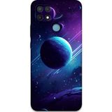 Gramaphone Oppo A15 Uyumlu Uzay Desenli Telefon Kılıfı + Ekran Koruyucu - 5866