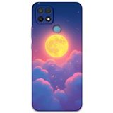 Gramaphone Oppo A15s ile Uyumlu Uzay Desenli Telefon Kılıfı + Ekran Koruyucu - 5869