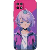 Gramaphone Oppo A15S Uyumlu Anime Desenli Telefon Kılıfı + Ekran Koruyucu - 5742