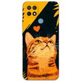 Gramaphone Oppo A15S Uyumlu Kedi Desenli Telefon Kılıfı + Ekran Koruyucu - 5783