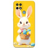Gramaphone Oppo A15S Uyumlu Tavşan Desenli Telefon Kılıfı + Ekran Koruyucu - 5806