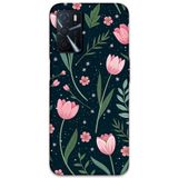 Gramaphone Oppo A55 ile Uyumlu Çiçek Desenli Telefon Kılıfı + Ekran Koruyucu - 5788