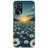 Gramaphone Oppo A55 ile Uyumlu Çiçek Desenli Telefon Kılıfı + Ekran Koruyucu - 5792