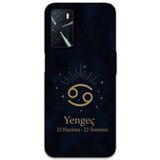 Gramaphone Oppo A55 ile Uyumlu Yengeç Burcu Desenli Telefon Kılıfı + Ekran Koruyucu - 5771