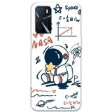 Gramaphone Oppo A55 Uyumlu Astronot Desenli Telefon Kılıfı + Ekran Koruyucu - 5858