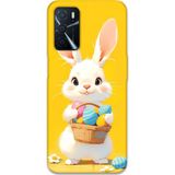 Gramaphone Oppo A55 Uyumlu Tavşan Desenli Telefon Kılıfı + Ekran Koruyucu - 5806