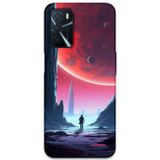 Gramaphone Oppo A55 Uyumlu Uzay Desenli Telefon Kılıfı + Ekran Koruyucu - 5860