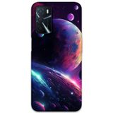 Gramaphone Oppo A55 Uyumlu Uzay Desenli Telefon Kılıfı + Ekran Koruyucu - 5862