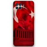Gramaphone Oppo A73 ile Uyumlu Atatürk Desenli Telefon Kılıfı + Ekran Koruyucu - 5848