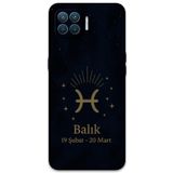 Gramaphone Oppo A73 ile Uyumlu Balık Burcu Desenli Telefon Kılıfı + Ekran Koruyucu - 5779