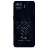 Gramaphone Oppo A73 ile Uyumlu Boğa Burcu Desenli Telefon Kılıfı + Ekran Koruyucu - 5769