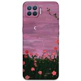 Gramaphone Oppo A73 ile Uyumlu Çiçek Desenli Telefon Kılıfı + Ekran Koruyucu - 5793