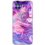 Gramaphone Oppo A73 ile Uyumlu Mermer Desenli Telefon Kılıfı + Ekran Koruyucu - 5813
