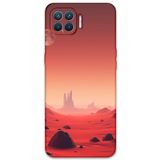 Gramaphone Oppo A73 ile Uyumlu Uzay Desenli Telefon Kılıfı + Ekran Koruyucu - 5859
