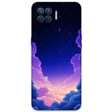 Gramaphone Oppo A73 ile Uyumlu Uzay Desenli Telefon Kılıfı + Ekran Koruyucu - 5867